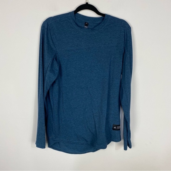 Adidas Teal Blue long sleeve top - Picture 1 of 4